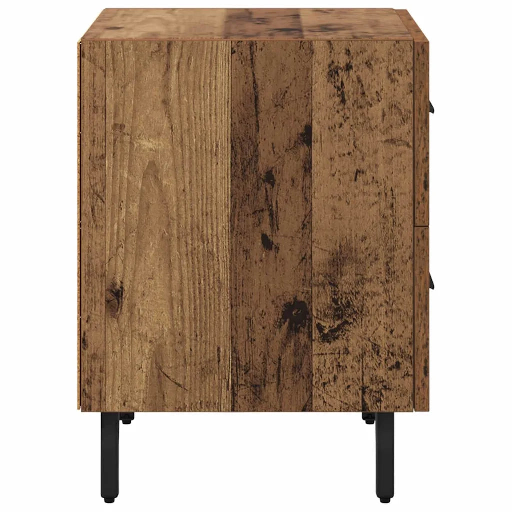 Armadio da Notte con cassetto Legno vecchio 40 x 35 x 47,5 cm 882042