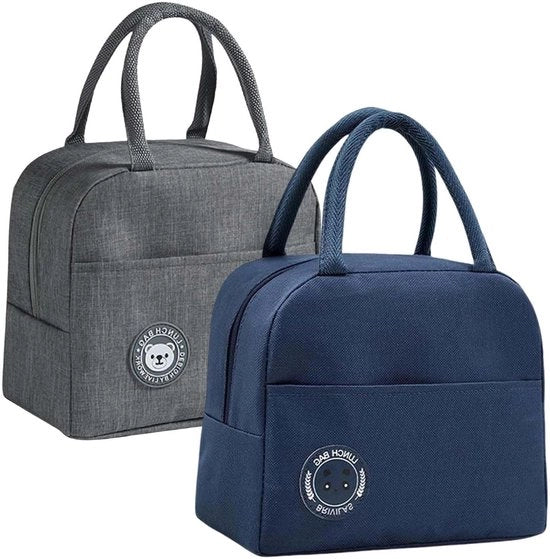 Borsa a due tasche piccola, termica, borsa termica per pranzo, borsa termica piccola, borsa termica, borsa per piccoli pranzi ufficio, borsa termica per pranzo, borsa per pranzo termica