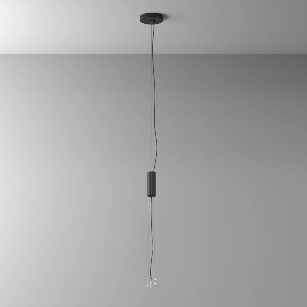 Maytoni Sospensione Zon 1 luce nero alluminio
