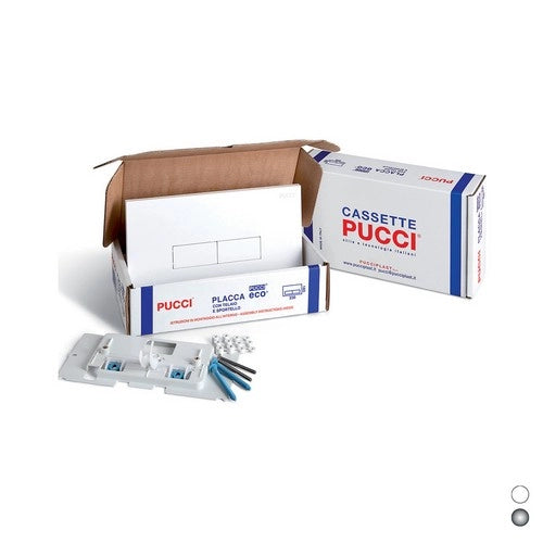 Kit Placca Eco 330 x 180 Pucci Bianco