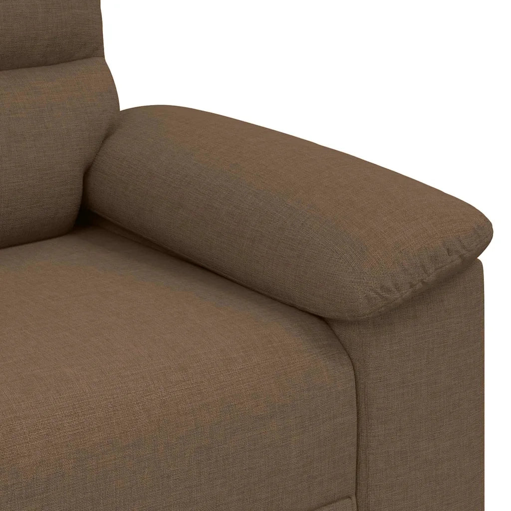 vidaXL Divano a 2 Posti Marrone 140 cm in Tessuto