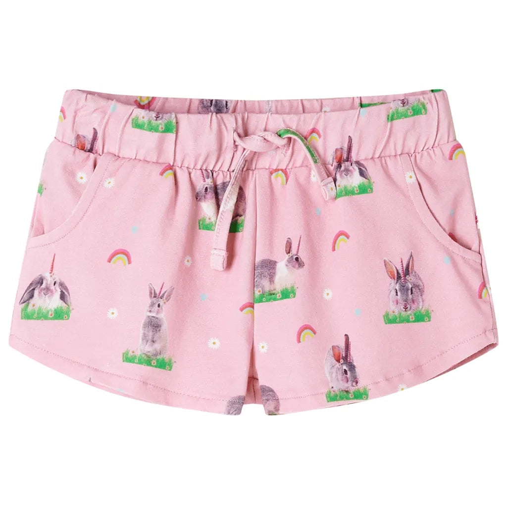Pantaloncini per Bambini con Coulisse Rosa Chiaro 128cod mxl 88663