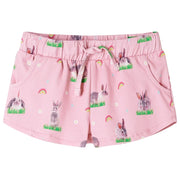Pantaloncini per Bambini con Coulisse Rosa Chiaro 128cod mxl 88663