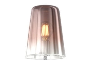 LUMETTO BIANCO 1 LUCE RAME 1164BI-PT-RA
