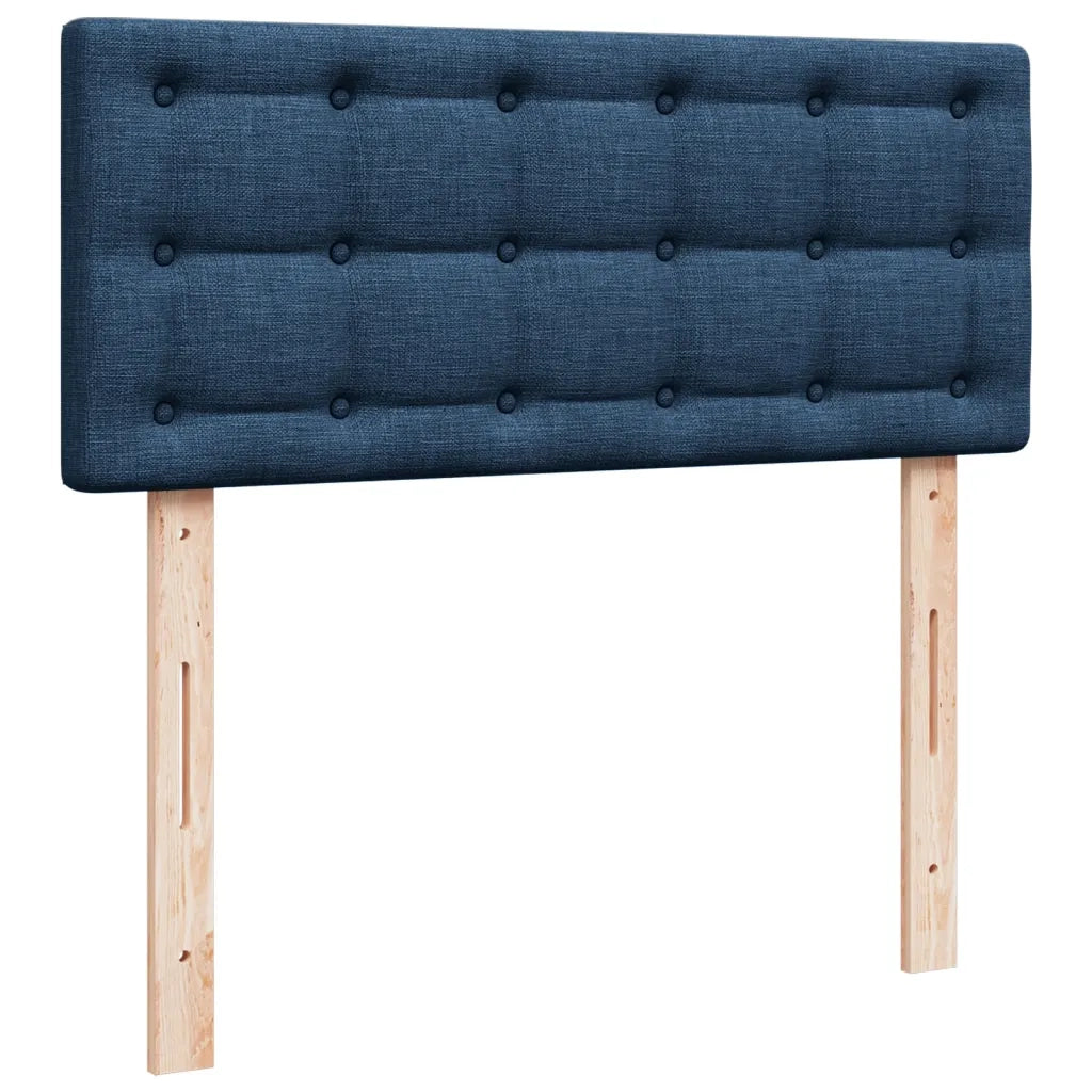 Giroletto a Molle con Materasso Blu 120x190 cm in Tessuto 3287027