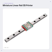 Binario Lineare 200 mm - Miniatuur Binario a Scorrimento - LML12B - Binario a Ghiaccio - Leggero - 4-punti Disegno - Binario a Guida