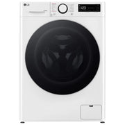 LG D4R5010TSWS Lavasciuga 10/6kg AI DD, Serie R5 Classe D, 1400 giri, TurboWash 360, Vapore, Eco Hybrid, Bianca