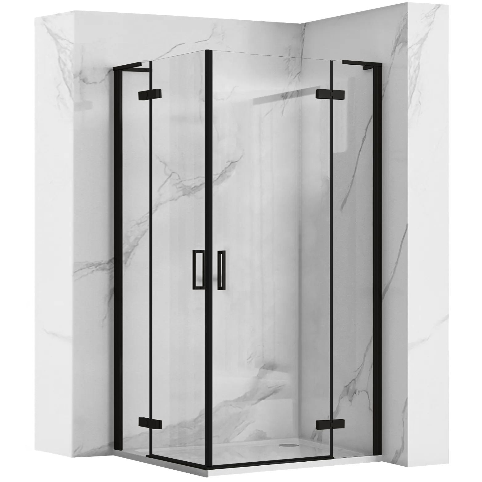 Cabina Doccia Rea Hugo Double Black 90x90