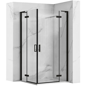 Cabina Doccia Rea Hugo Double Black 90x90