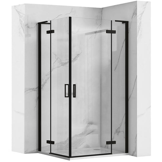 Cabina Doccia Rea Hugo Double Black 90x90