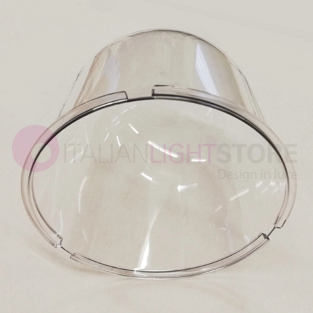 DIONE Diffusore Policarbonato Trasparente d. 15,5 Ricambio R7380DT GARDENLIGHT