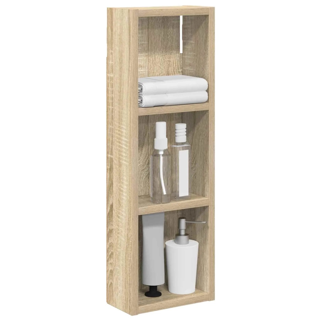 Armadio da bagno a muro Rovere Sonoma 20 x 10 x 60,5 cm 889289
