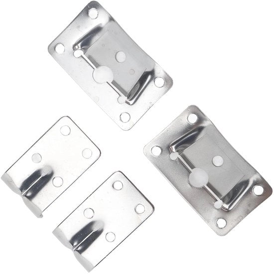Tavolo da Camper o da Barca - Braccio da Tavolo Removibile - Acciaio Inox Marittimo - 1 Paire - Spazievolutivo - Installazione Facile - Per Camper e Barche - Supporti per Tavolo