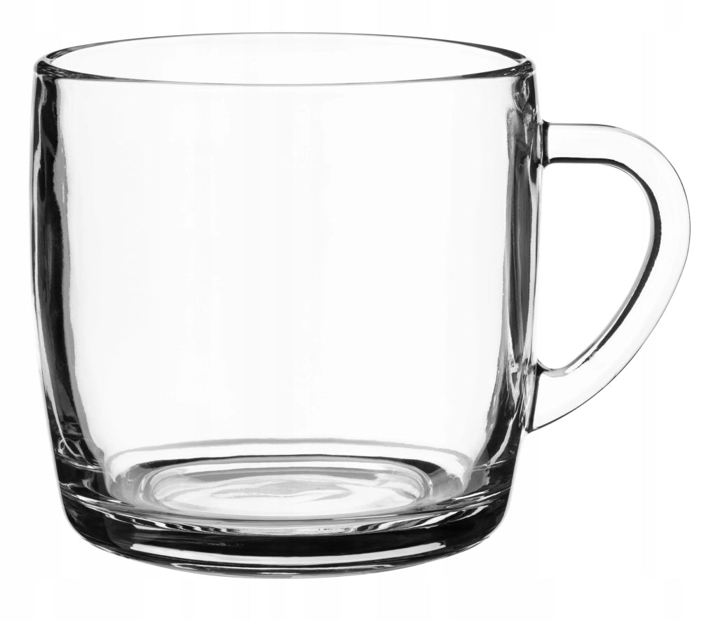 Set di 6 bicchieri da caffè e tè KADAX da 310 ml con manico.