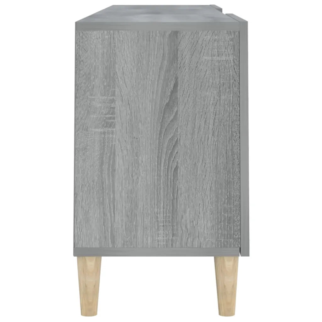 Mobile Porta TV Grigio Sonoma 150x30x50 cm in Legno Multistrato cod mxl 18299