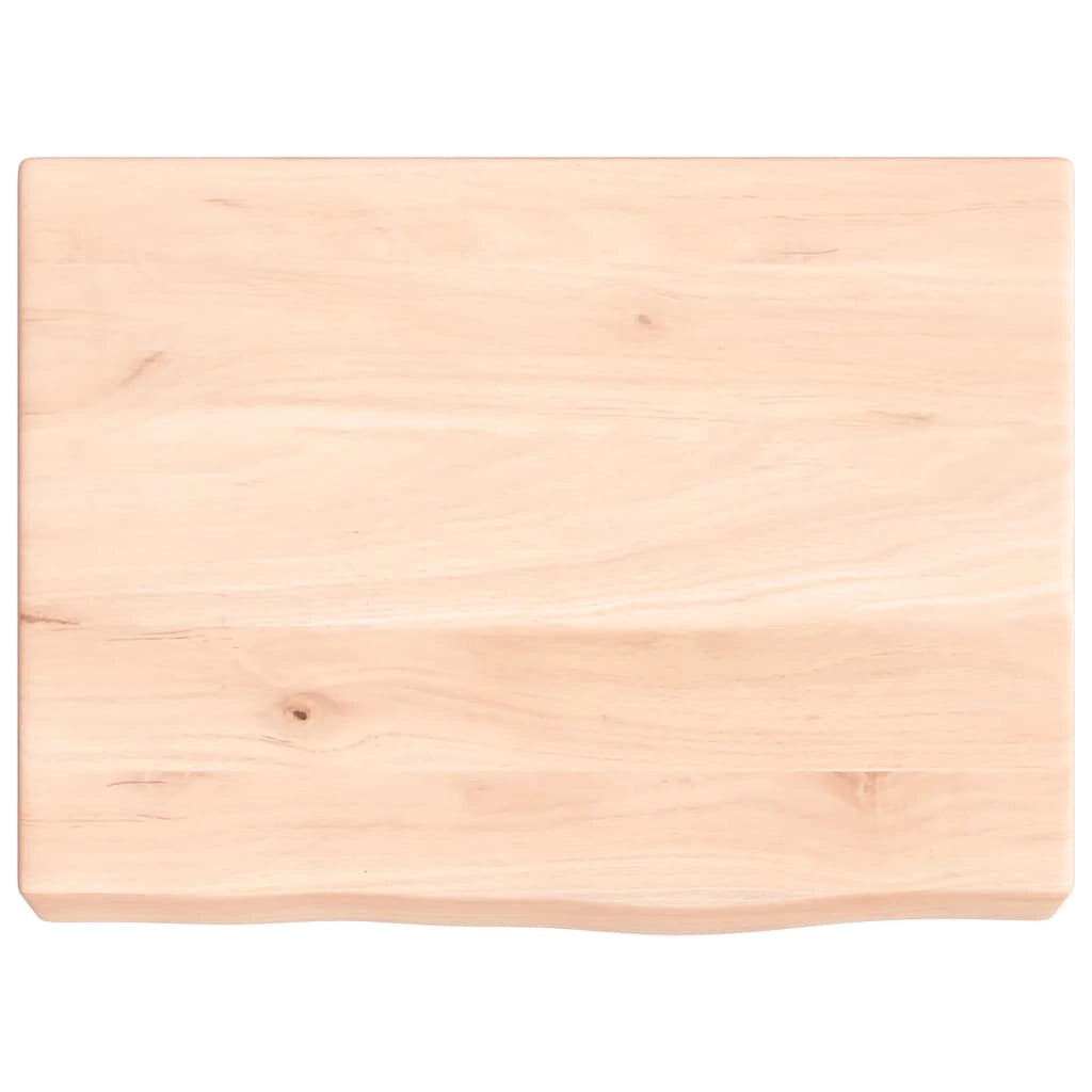 Piano Bagno 40x30x(2-6) cm in Legno Massello Non Trattatocod mxl 98438