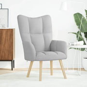 Sedia Relax Grigio Nuvola in Tessuto 4016766