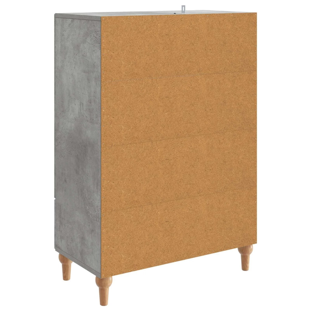 Credenza Grigio Cemento 66 x 34,5 x 95 cm Legno ingegnerizzato 894208
