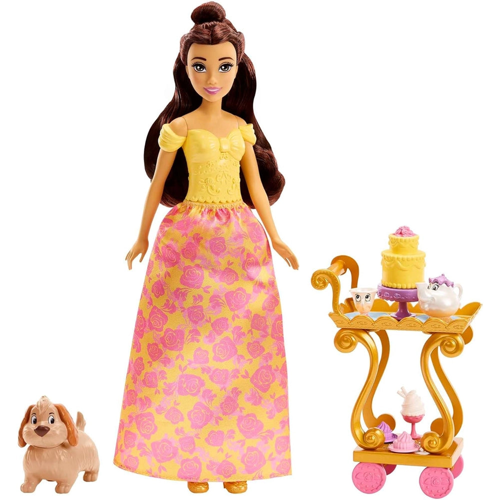 Disney Princess Set Tè di Belle Playset Bambola Vestiti e Accessori Idea Regalo