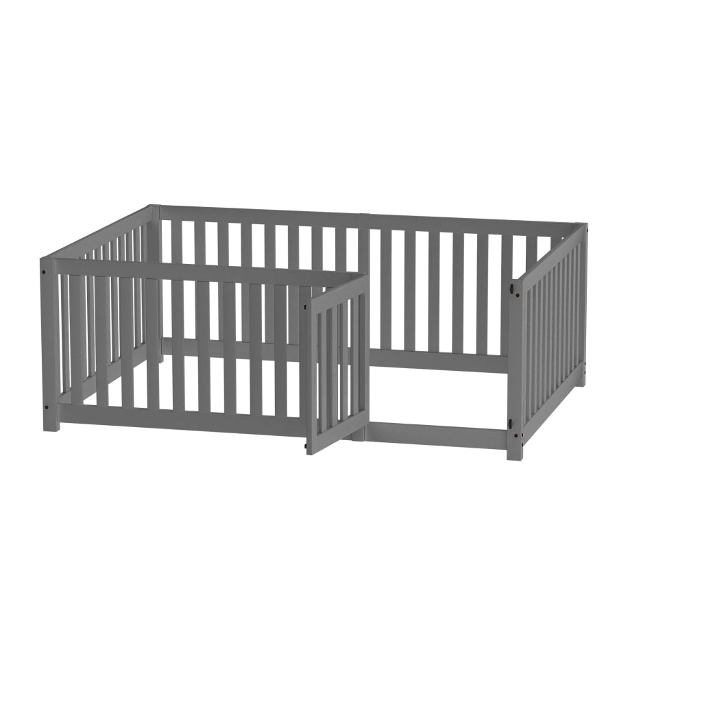 Letto per bambini 140x200 - Xylo - Grigio