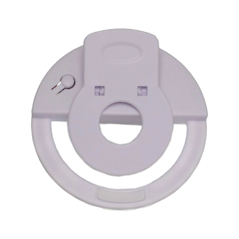 Luce per Selfie Ricaricabile da 8,6x8,6x3cm a 3 Livelli per Selfie Perfetti, Ring Light Compatibile con Tutti i Dispositivi Mobile