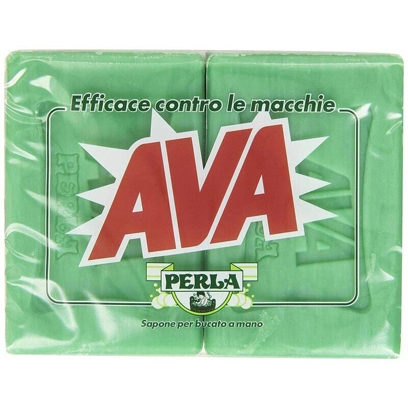 AVA PERLA SAPONE PER BUCATO A MANO IN CONFEZIONE DA 2 PEZZI 250 GR