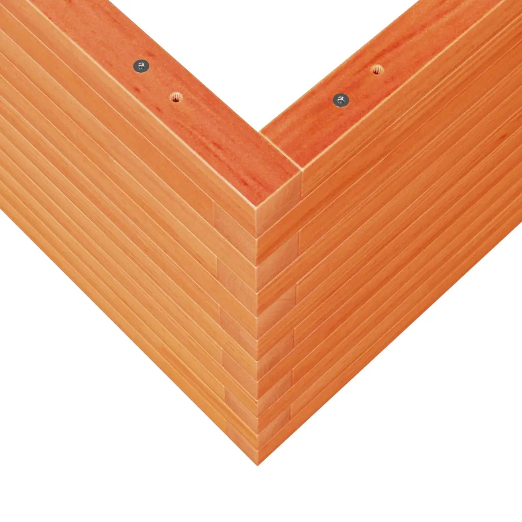 Fioriera Giardino Marrone Cera 50x50x45,5cm Legno Massello Pino 847245