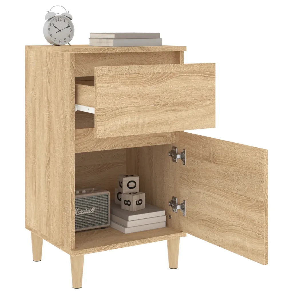 Comodini 2pz Rovere Sonoma 40x35x70 cm 819699