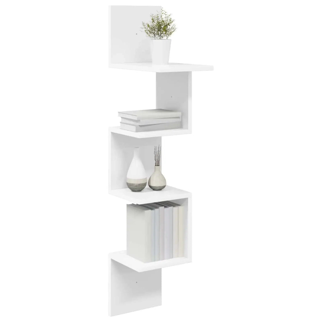 Scaffale da parete A parete Bianco 32 x 21 x 107 cm 8012132