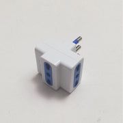Adattatore triplo 3 bipasso da 2p+t 16a 250v