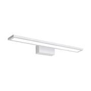 READ Applique da bagno LED 12W 1100lm 3000K IP20 Bianca - Rossini Illuminazione - Lampada a parete sottile per specchi e quadri in metallo