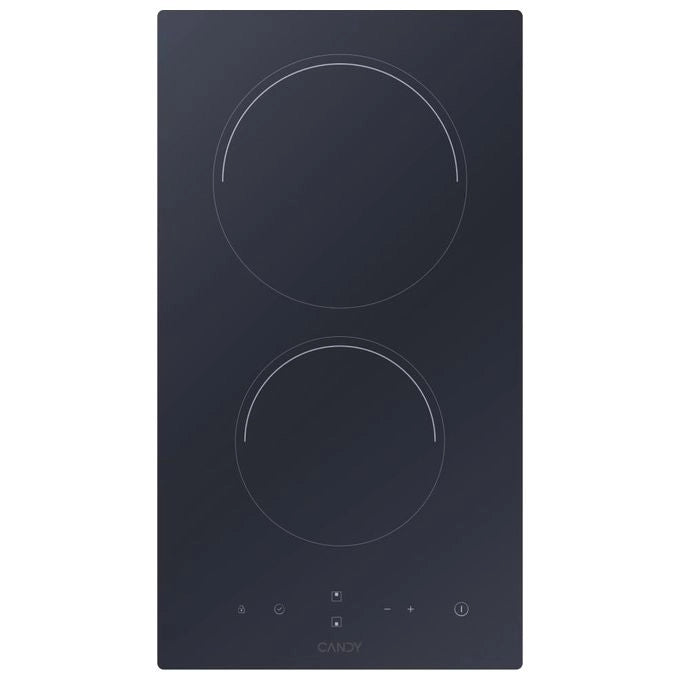 Candy CDH30 Piano cottura elettrico Vetroceramica 29 cm 2 zone Touch Control 3000 W colore Nero