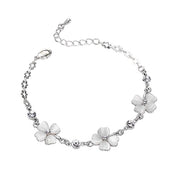 Bracciale per l'anello per gatto - Collana a catenina regolabile - Polso con cristallo - Collana cristallina - Amuleto - Collana elegante in argento - Accessorio per il polso