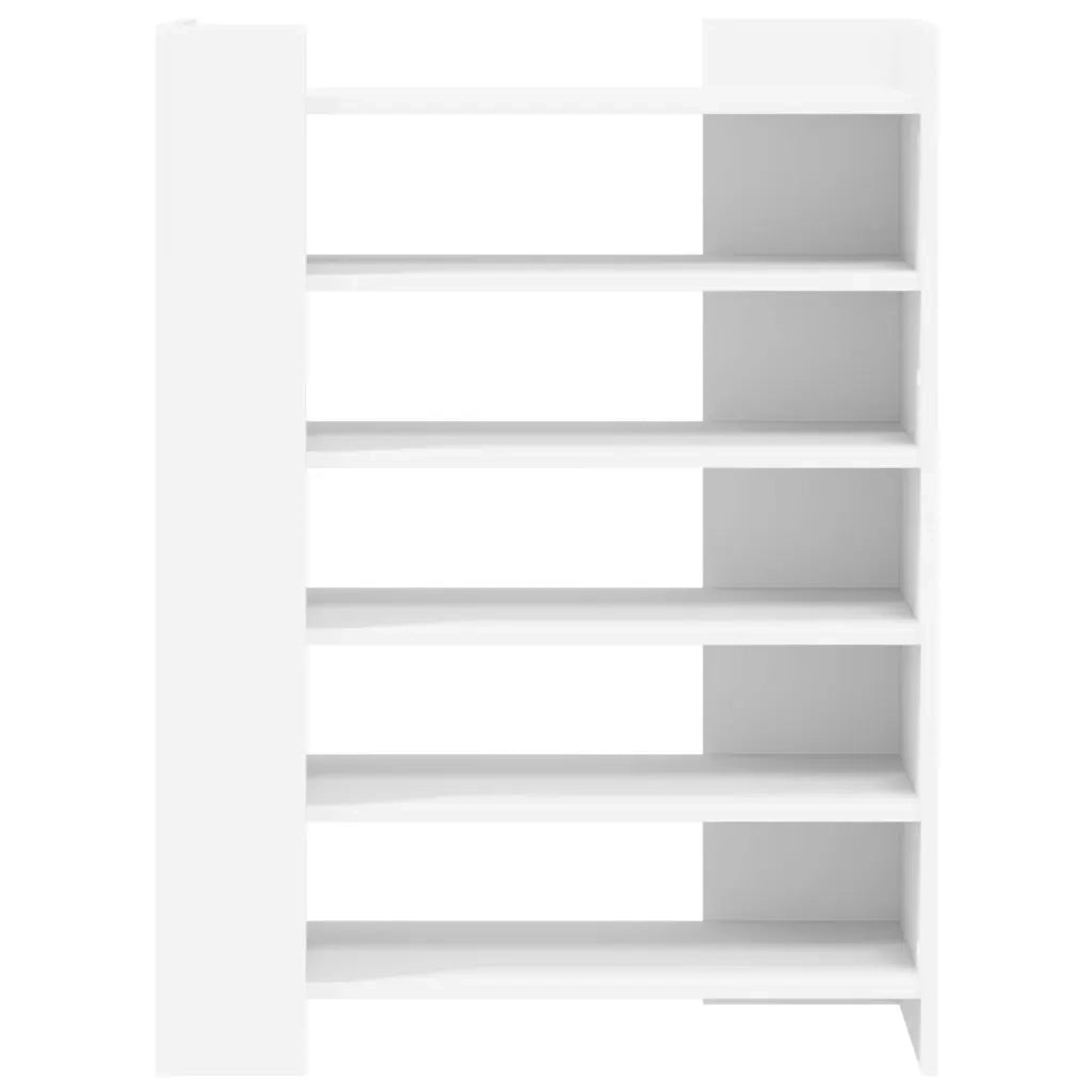 Scarpiera Bianca 74,5x37,5x100 cm in Legno Multistrato 848430
