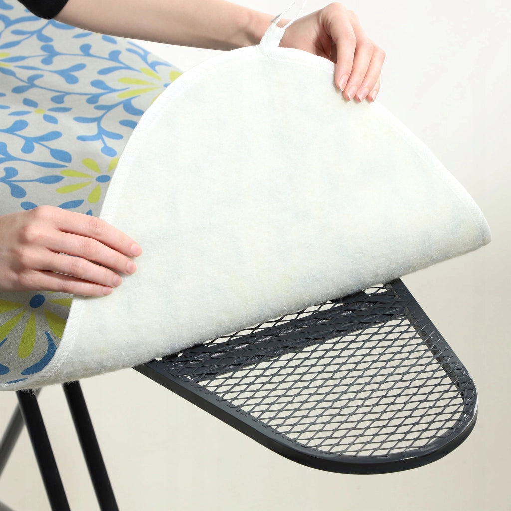 Copriasse da stiro KADAX 144x44 cm, elastico, con motivo floreale