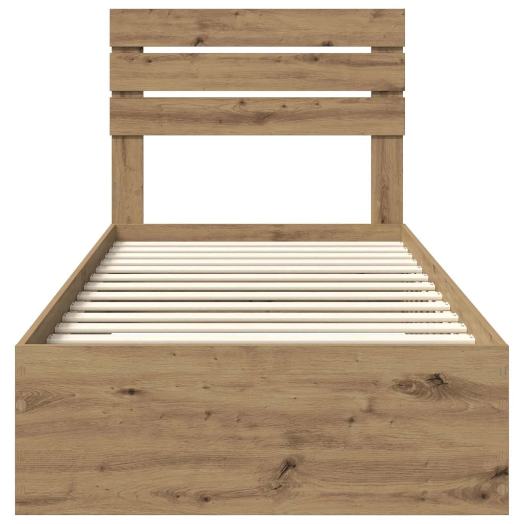 Struttura del letto con cassetto con testiera-Letto con Cassetti e Testiera Legno multistrato 337687