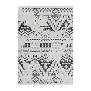 Tappeto Agadir 100 Bianco e Nero in Mix Sintetico