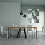 Consolle allungabile 90x40/196 cm Diamante Small tortora telaio orso