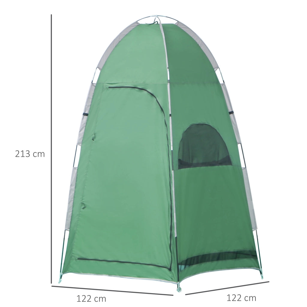 Tenda da Doccia con Ingresso a Cerniera ¨C zephmum ¨C Verde 122x122x213 cm