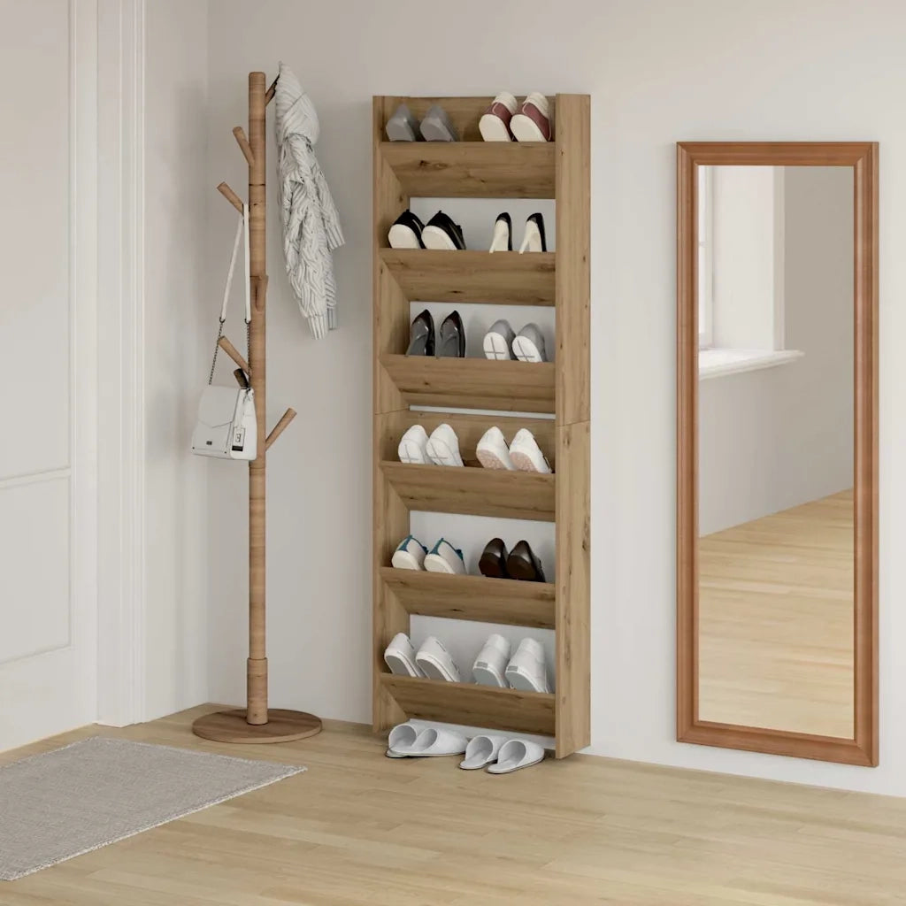 Mobile per scarpe 2 pz 60 x 18 x 90 cm Legno ingegnerizzato 875149
