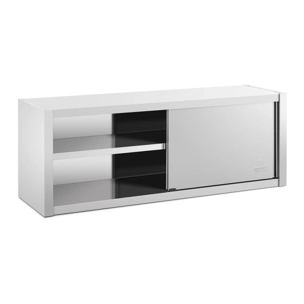 Mobiletto da cucina alto da parete mobiletto professionale - 160 x 45 cm acciaio inox 14_0000469