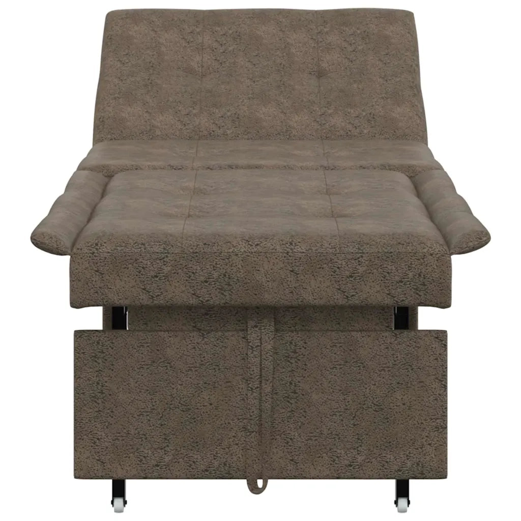 vidaXL Divano Letto Grigio scuro 67 x 194 x 38 cm