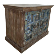 Credenza in legno artigianale 118x52x94h marrone