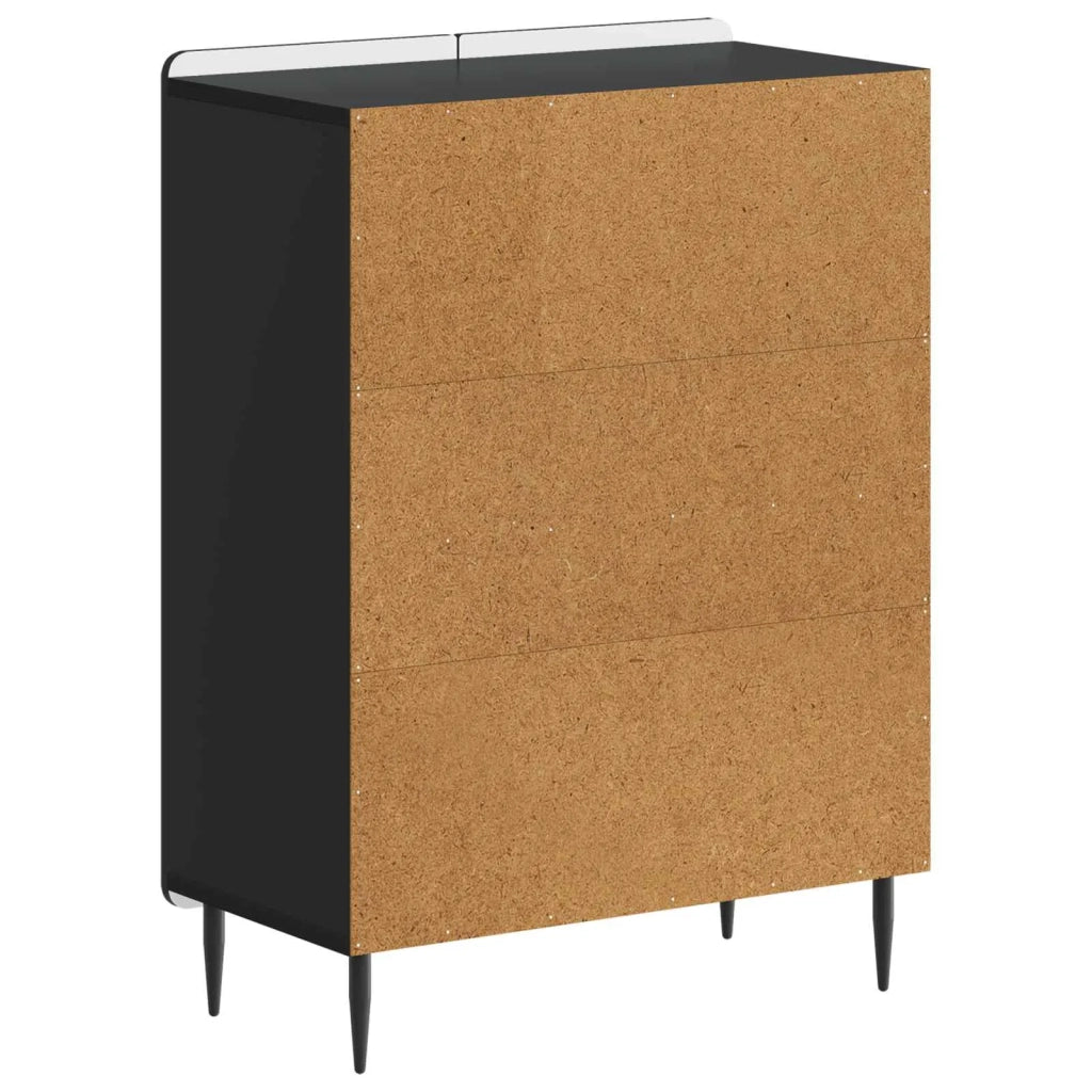 Mobiletto da Bagno ZWOLLE Nero 59,5 x 31 x 79,5 cm 896396