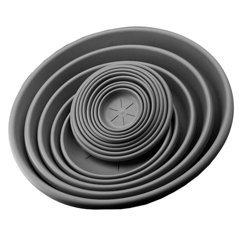 BAMA SOTTOVASO IN PLASTICA ROTONDO 26 CM IN COLORE GRIGIO
