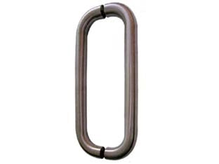MANIGLIA- - mm.382x32x85h. - interfori mm.350 - 1 coppia