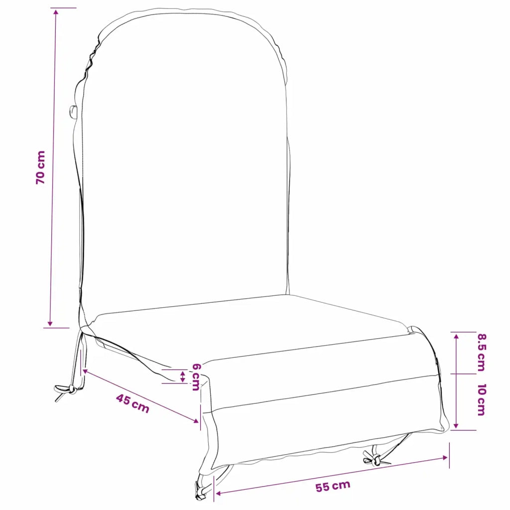 Cuscino per sedia Adirondack GEMERT 100% Poliestere Azzurro 948144