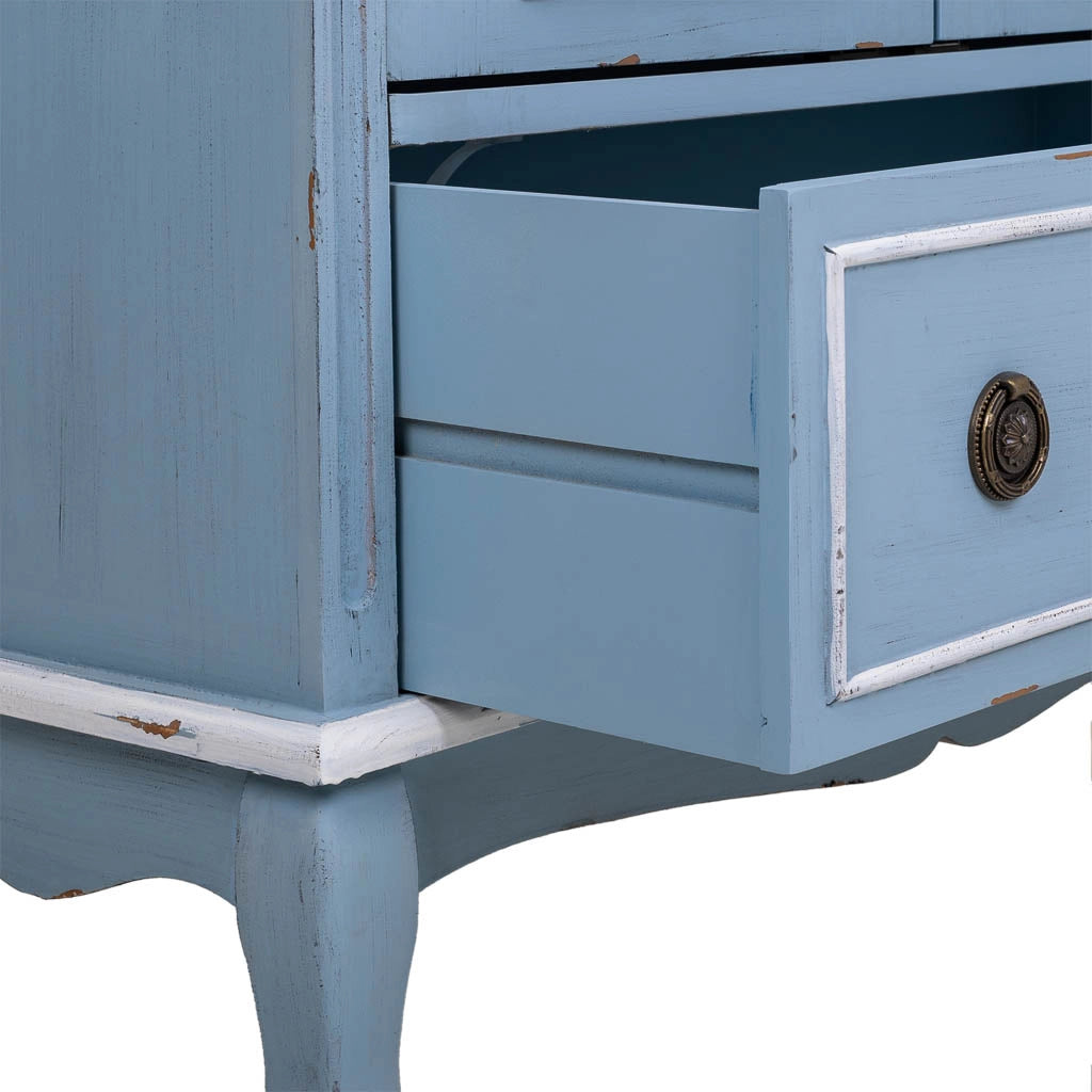 Armadio in legno con 2 ante e 1 cassetto 80x42x138