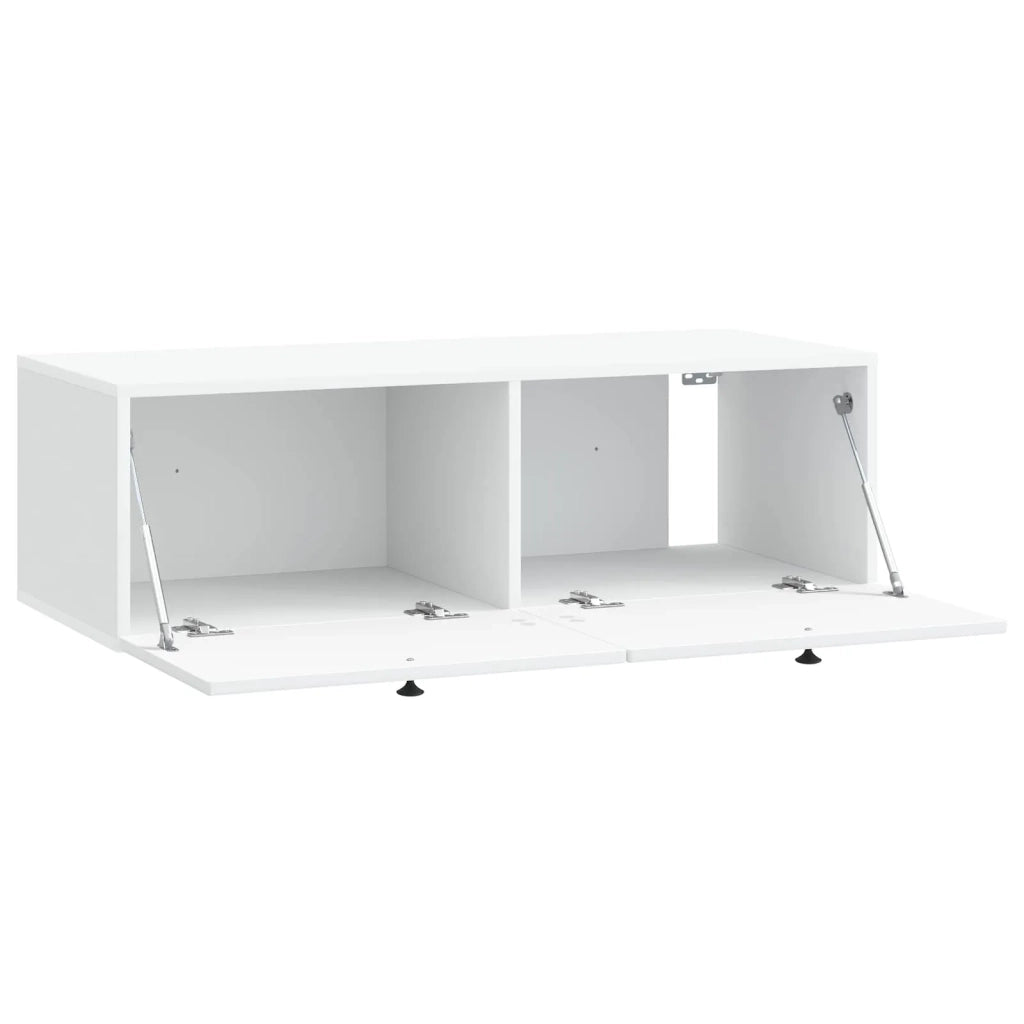Mobile Porta TV da Muro Bianco 98 x 41 x 30 cm 898015