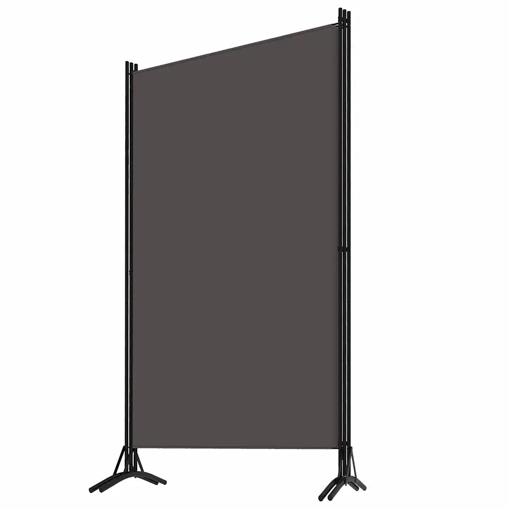 Paravento a 3 Pannelli-Divisorio Antracite 260x180 cm